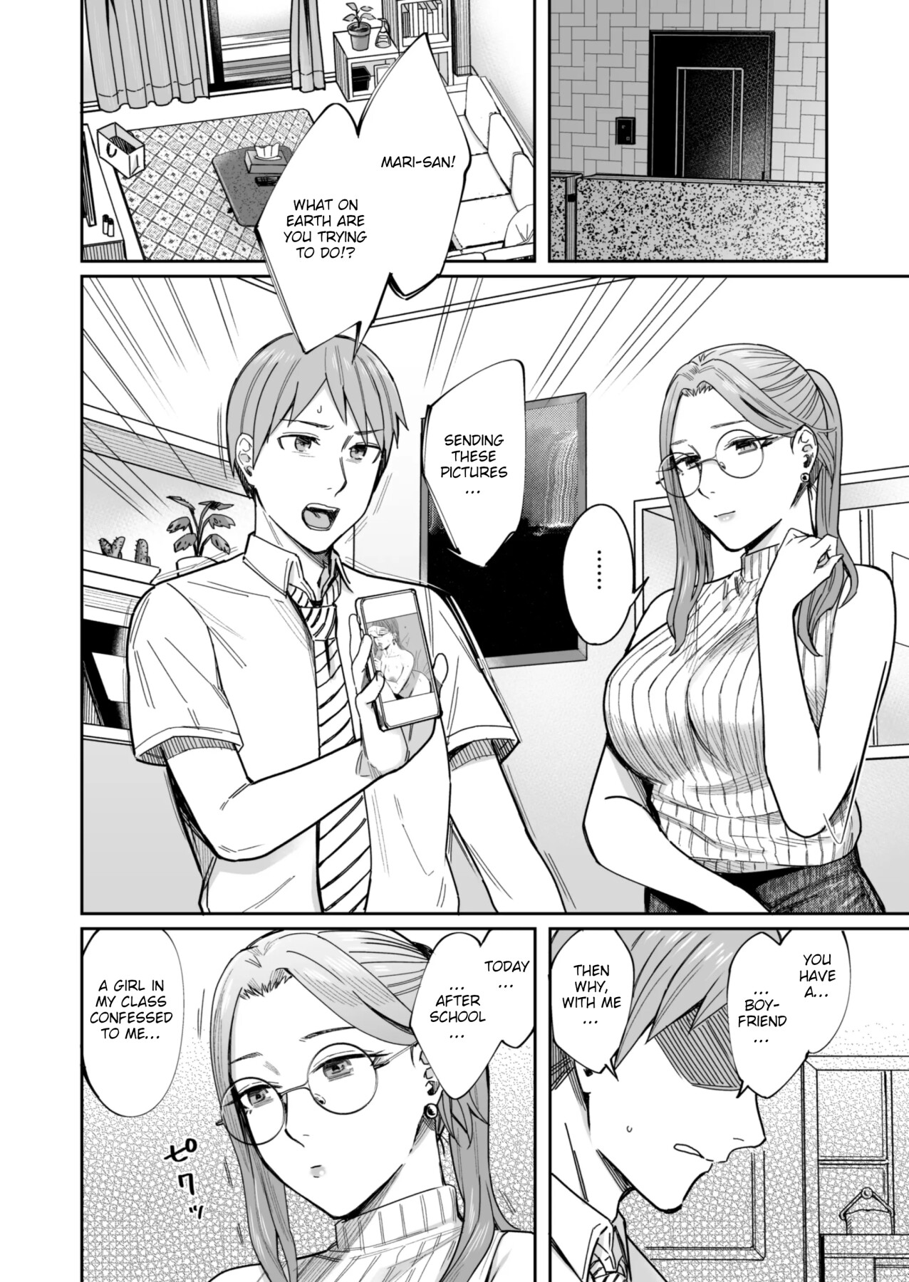Hentai Manga Comic-A Story About How I Got Sent Lewd Selfies From A Woman I Didn't Know-Read-58
